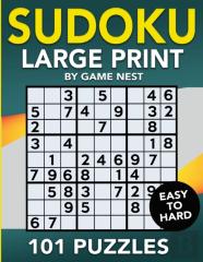 Sudoku Large Print 101 Puzzles Easy To Hard