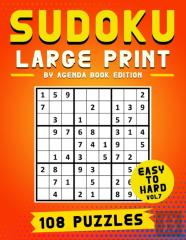 Sudoku Large Print 108 Puzzles Easy To Hard