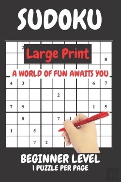 Bertrand.pt - Sudoku Large Print Easy Beginner Level Compact Book Fits In Your Bag 1 Puzzle Per Page