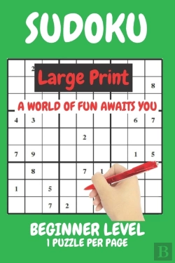Bertrand.pt - Sudoku Large Print Easy Beginner Level Compact Book Fits In Your Bag 1 Puzzle Per Page