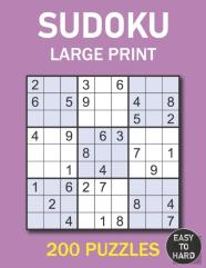 Sudoku Large Print Easy To Hard
