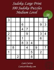 Sudoku Large Print For Adults - Medium Level - N(Deg)38