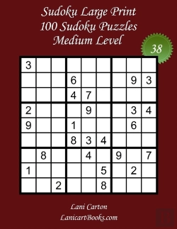 Bertrand.pt - Sudoku Large Print For Adults - Medium Level - N(Deg)38