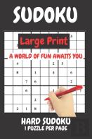 Sudoku Large Print Hard 1 Puzzle Per Page