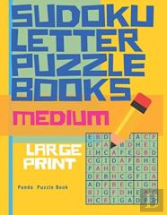 Sudoku Letter Puzzle Books  - Medium - Large Print