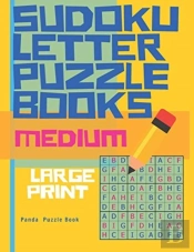 Sudoku Letter Puzzle Books  - Medium - Large Print