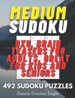 Bertrand.pt - Sudoku Medium 9x9, Brain Teasers For Adults, Great For Kids And Seniors