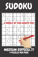Sudoku Medium Difficulty Level 4 Puzzles Per Page