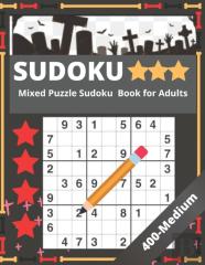 Sudoku Mixed Puzzle  Book For Adults 400 Medium