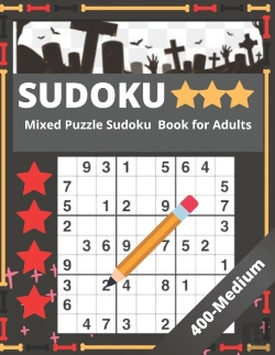 Bertrand.pt - Sudoku Mixed Puzzle  Book For Adults 400 Medium
