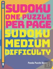 Sudoku One Puzzle Per Page - Sudoku Medium Difficulty