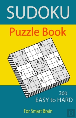 Bertrand.pt - Sudoku Puzzle Book, 300 Puzzles, Easy To Hard, For Smart Brain