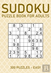 Sudoku Puzzle Book For Adults - 300 Puzzles - Easy