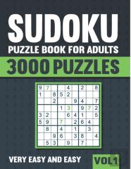 Sudoku Puzzle Book For Adults