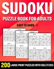 Sudoku Puzzle Book For Adults