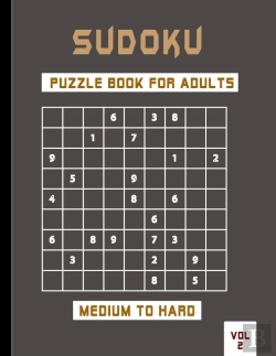 Bertrand.pt - Sudoku Puzzle Book For Adults Medium To Hard Vol 2