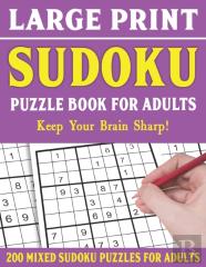 Sudoku Puzzle Book For Adults