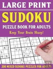 Sudoku Puzzle Book For Adults