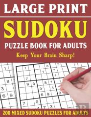 Sudoku Puzzle Book For Adults