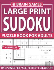 Sudoku Puzzle Book For Adults
