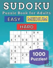 Sudoku Puzzle Book For Adults