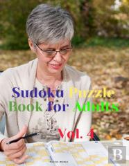 Sudoku Puzzle Book For Adults Vol.4