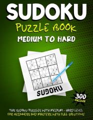 Sudoku Puzzle Book Medium To Hard