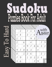 Sudoku Puzzles Book For Adult