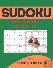 Sudoku Puzzles Book For Adults