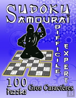 Bertrand.pt - Sudoku Samourai, 100 Puzzles, Gros Caracteres, Difficile, Expert