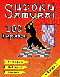 Bertrand.pt - Sudoku Samurai Nivel Dificil Y Nivel Experto, 100 Rompecabezas Con Soluciones, Volumen 3