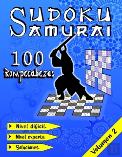 Bertrand.pt - Sudoku Samurai Nivel Experto / Nivel Dificil / 100 Rompecabezas / Soluciones / Volumen 2