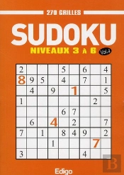 Sudoku T.4 ; 270 Grilles Niveaux 3 À 6