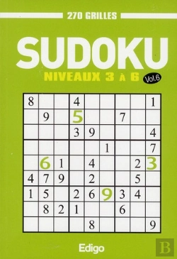 Bertrand.pt - Sudoku T.6 ; Niveaux 3 À 6 ; 270 Grilles