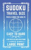Sudoku Travel Size Puzzle Book For Adults Easy To Hard Puzzles
