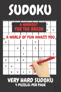 Bertrand.pt - Sudoku Very Hard Expert Level Compact Book Fits In Your Bag 4 Puzzles Per Page