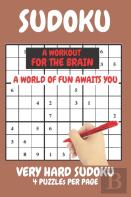 Sudoku Very Hard Expert Level Compact Book Fits In Your Bag 4 Puzzles Per Page