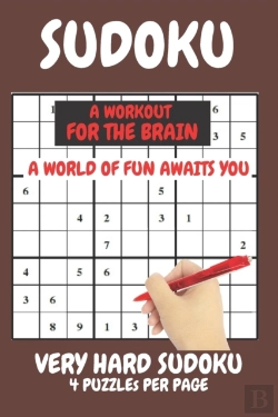 Bertrand.pt - Sudoku Very Hard Expert Level Compact Book Fits In Your Bag 4 Puzzles Per Page