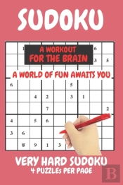 Sudoku Very Hard Expert Level Compact Book Fits In Your Bag 4 Puzzles Per Page