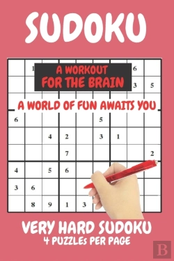 Bertrand.pt - Sudoku Very Hard Expert Level Compact Book Fits In Your Bag 4 Puzzles Per Page