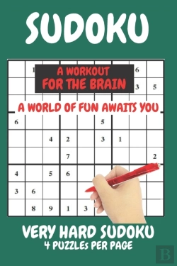 Bertrand.pt - Sudoku Very Hard Expert Level Compact Book Fits In Your Bag 4 Puzzles Per Page
