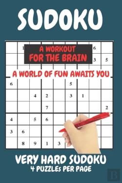 Bertrand.pt - Sudoku Very Hard Expert Level Compact Book Fits In Your Bag 4 Puzzles Per Page