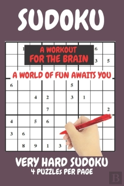 Bertrand.pt - Sudoku Very Hard Expert Level Compact Book Fits In Your Bag 4 Puzzles Per Page