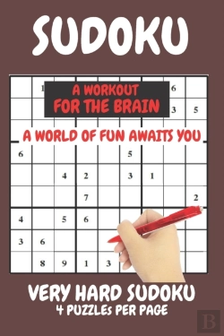 Bertrand.pt - Sudoku Very Hard Expert Level Compact Book Fits In Your Bag 4 Puzzles Per Page