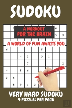 Bertrand.pt - Sudoku Very Hard Expert Level Compact Book Fits In Your Bag 4 Puzzles Per Page