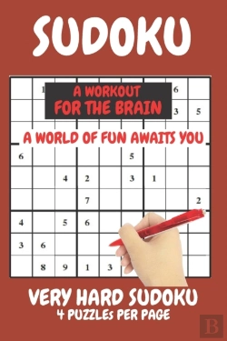 Bertrand.pt - Sudoku Very Hard Expert Level Compact Book Fits In Your Bag 4 Puzzles Per Page