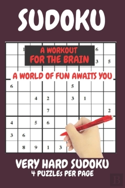 Bertrand.pt - Sudoku Very Hard Expert Level Compact Book Fits In Your Bag 4 Puzzles Per Page