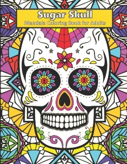 Bertrand.pt - Sugar Skull Mandala Coloring Book For Adults