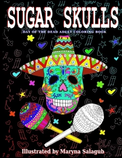 Bertrand.pt - Sugar Skulls Day Of The Dead Adult Coloring Book