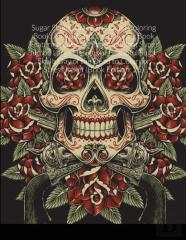 Sugar Skulls Day Of The Dead Coloring Book